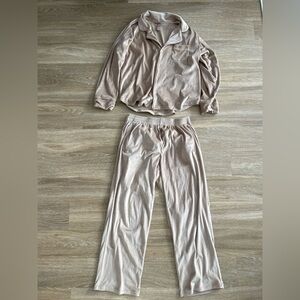 Skims Velour Pajama Set